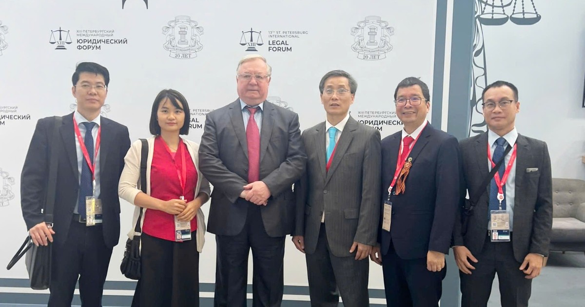 Diễn đàn pháp lý quốc tế Saint Petersburg lần thứ XIII: Cơ hội hợp tác của Hội Luật gia Việt Nam với nhiều tổ chức pháp luật quốc tế